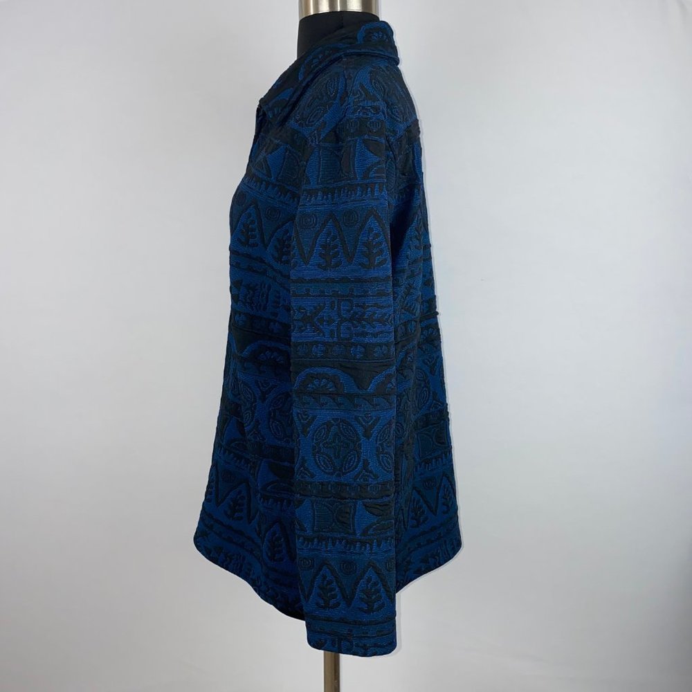 Chico’s Design 1 Patterned Collared Zip Up Jacket - image 6